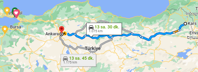 kars ankara şehirlerarası nakliyat